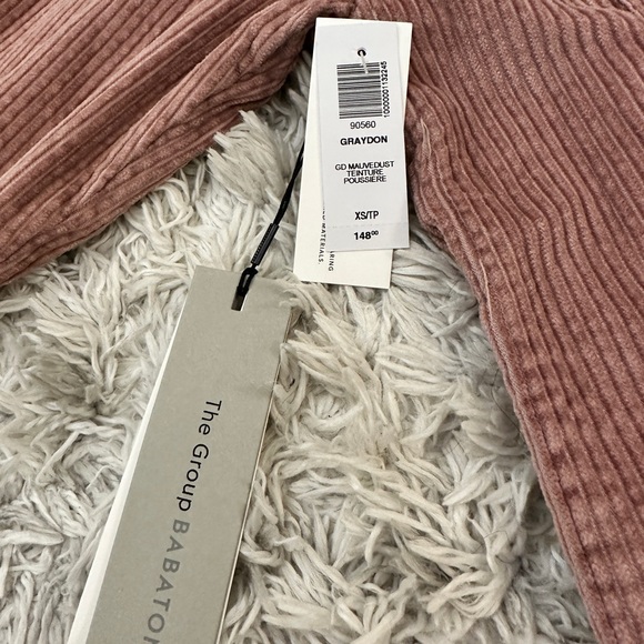 Pink corduroy shirt Jacket - Picture 4 of 5